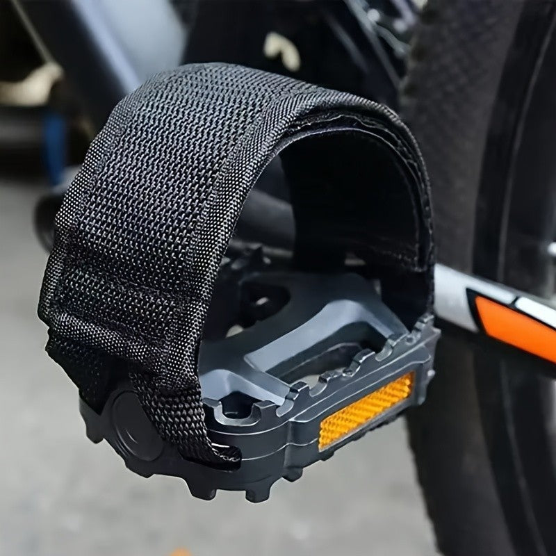 Adjustable Bicycle Pedal Straps Anti-Slip Foot Holders for Cycling & More