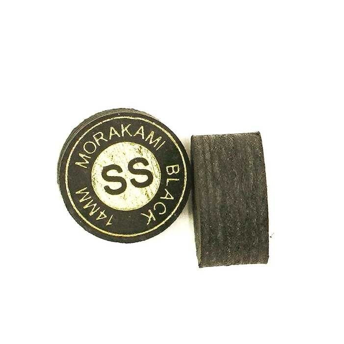 Morakami 14mm Super Soft Black Cue Tip - Pool Cue Tip