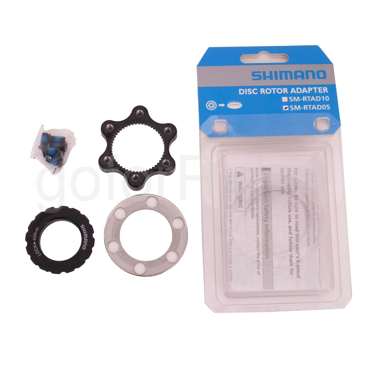 Bike Disc Brake Rotor Adapter for Center Lock to 6 Bolt Shimano SM-RTAD05