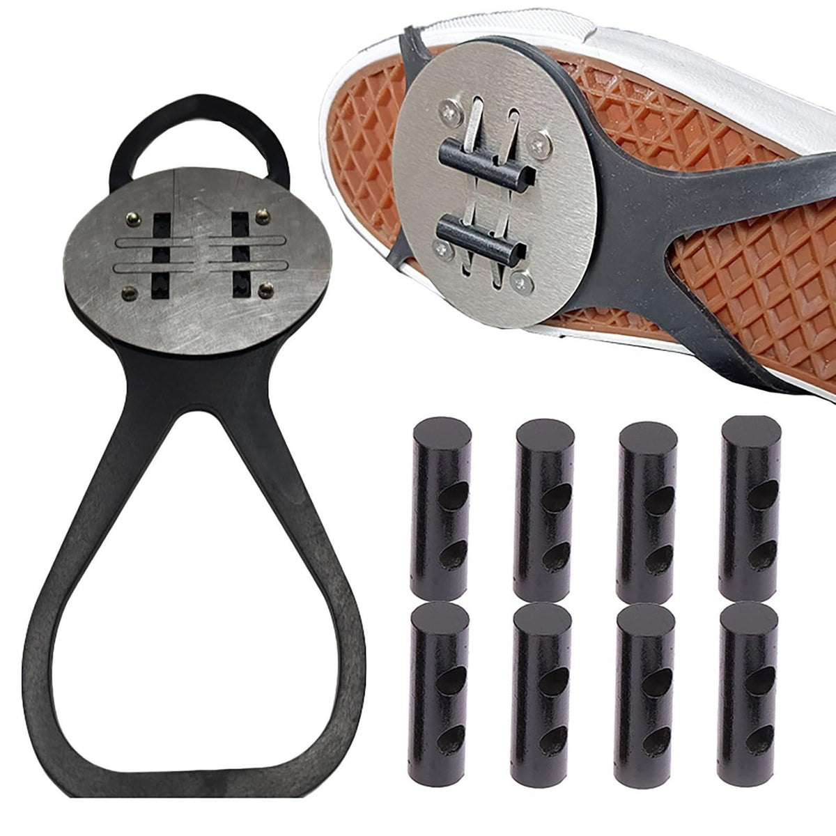 Spark Effect Bicycle Shoe Pads for Cycling & Stunt Performance - Safety & Visual Impact