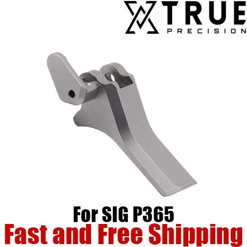 Drop-In Flat Trigger for Sig P365 P365XL Stainless Steel Upgrade