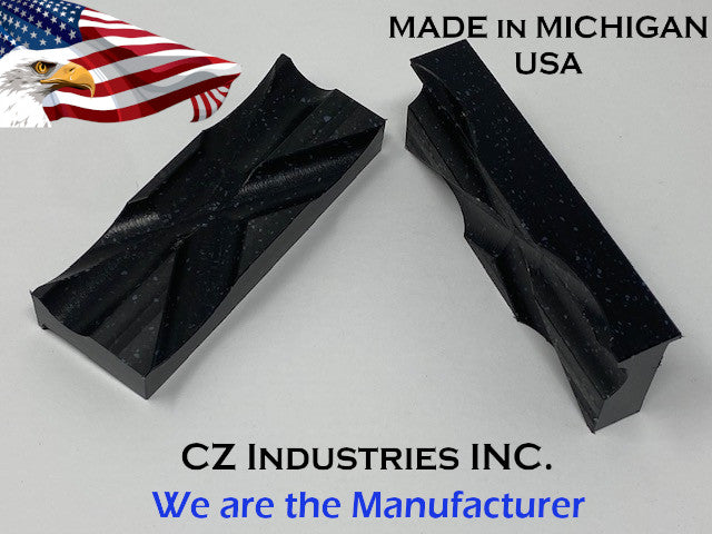 4" Barrel Vise Soft Jaw Pads for Rifles, Pistols, Shafts, Round Stock