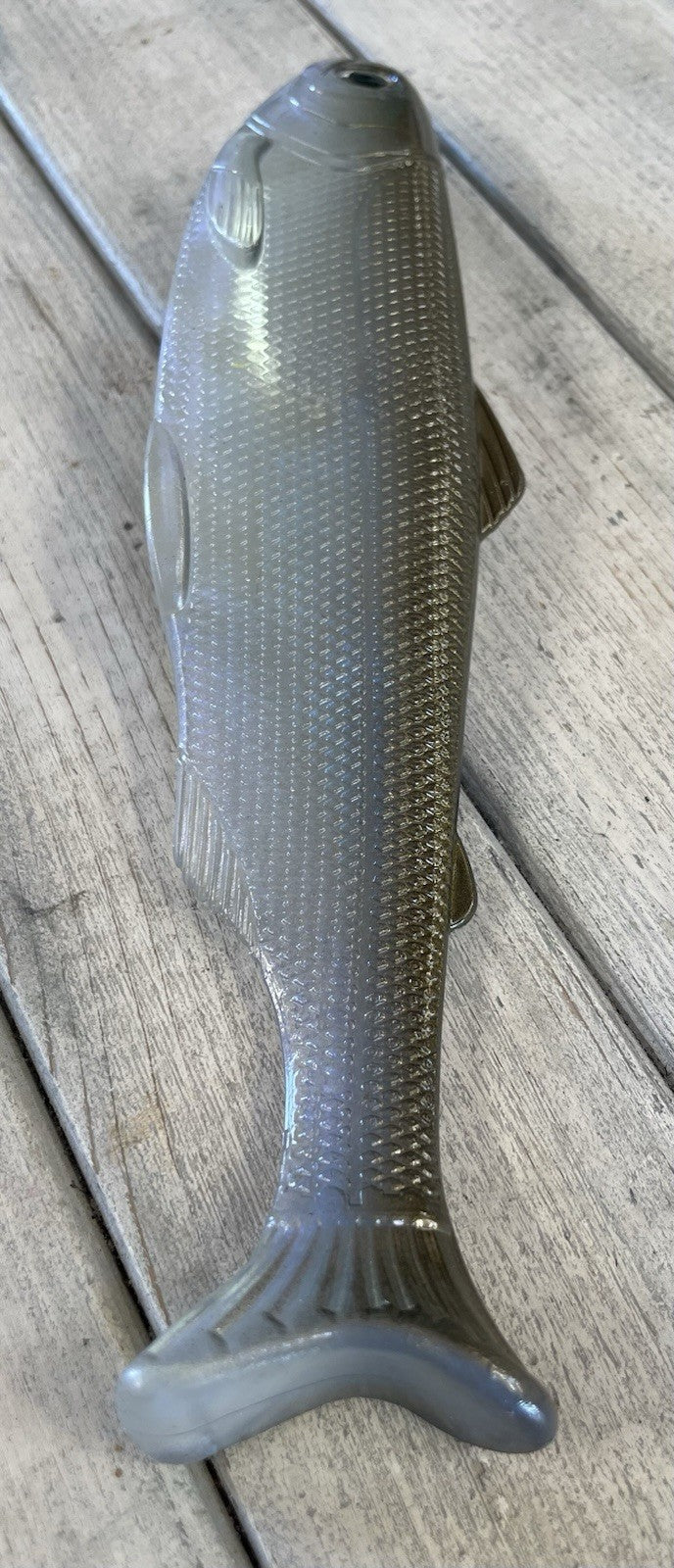 8-Inch Weedless Swimbait Blue Gizzard Shad Fishing Lure Lot