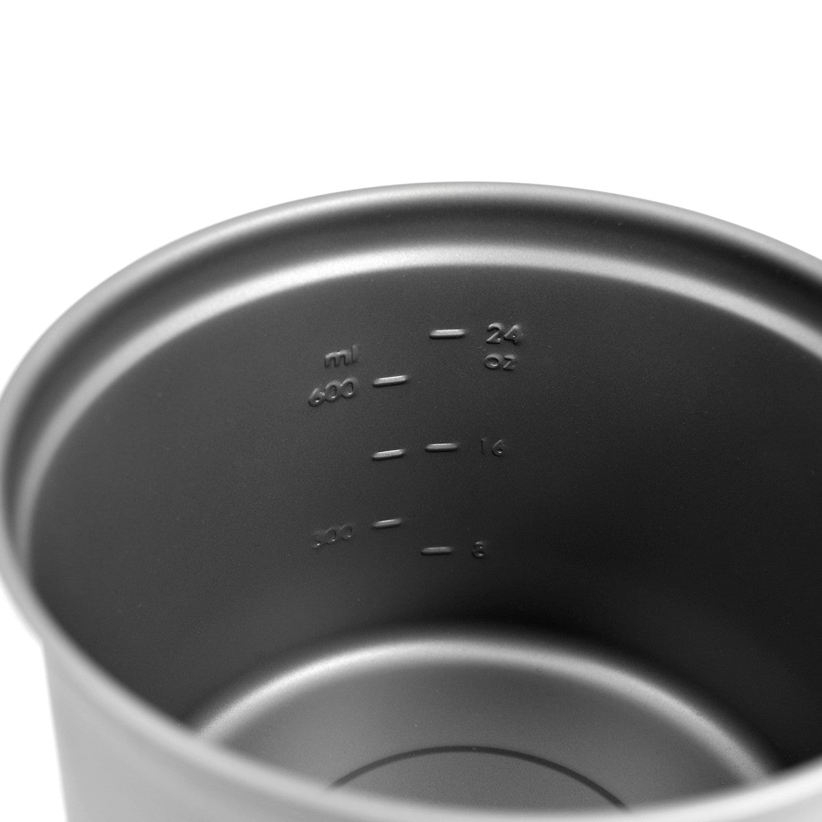 Titanium Camping Cook Pot 900ml D115mm Outdoor Cooking Gear