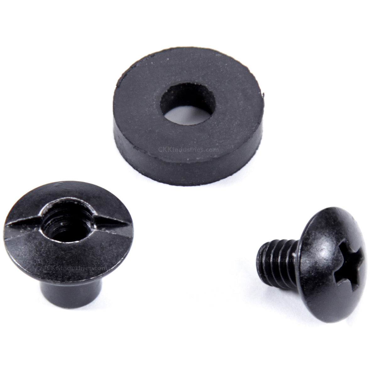 Black Chicago Screw Slotted Post Truss Head Assemblies - Multiple Sizes