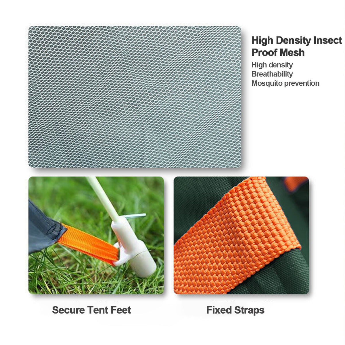 Portable 2-3 Person Waterproof Camping Tent Pop Up Canopy for Hiking and Outdoor