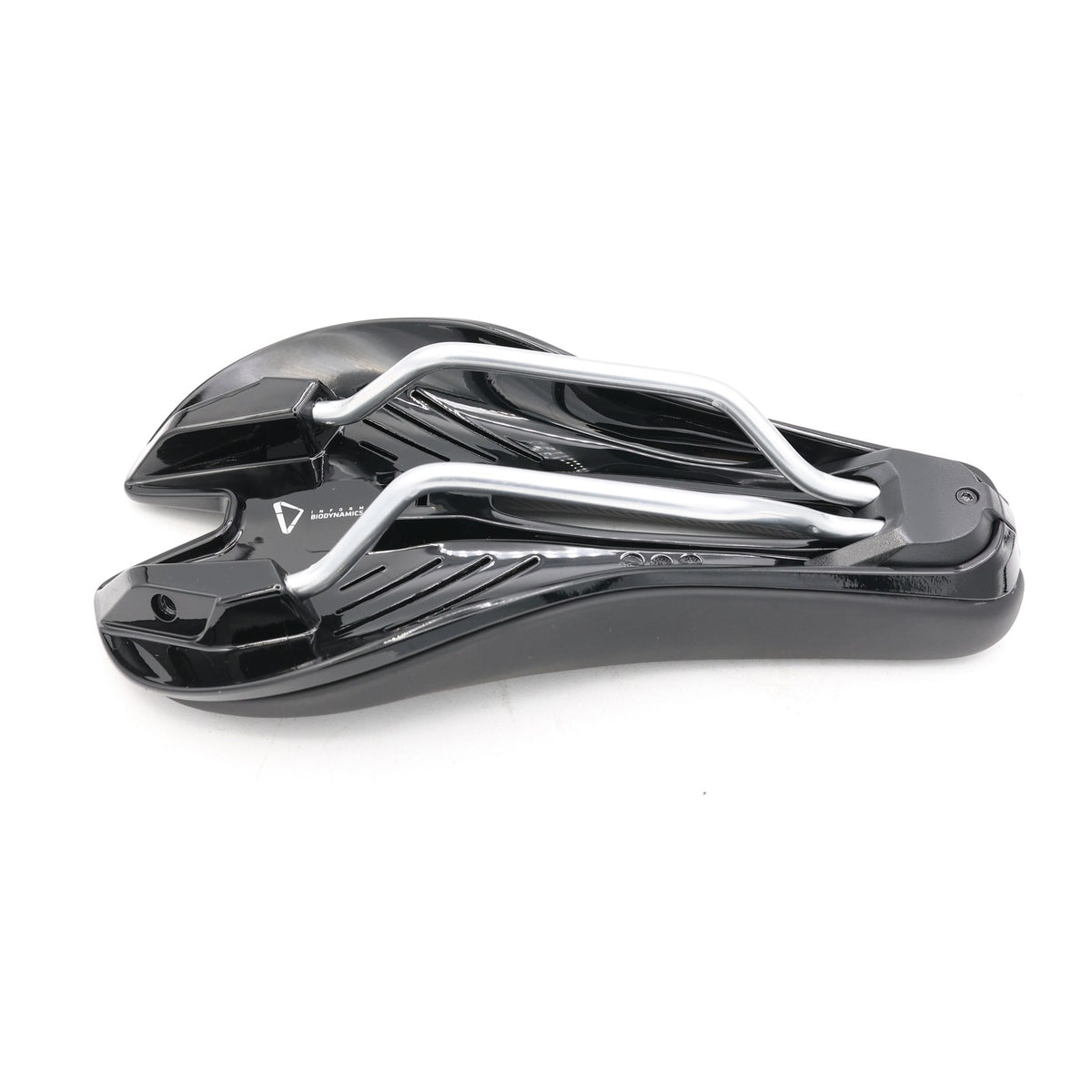 Bontrager Hilo Comp Triathlon Saddle 134mm Split Nose Steel Rails