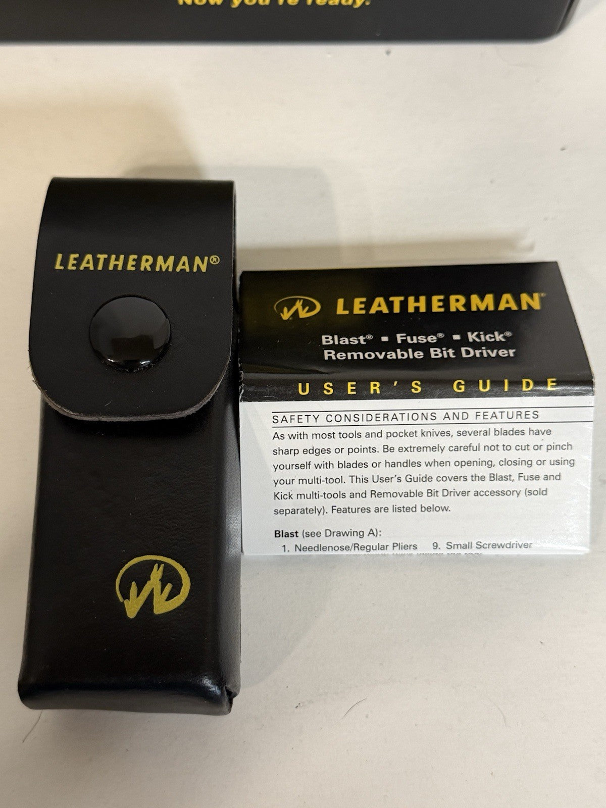 Leatherman Fuse Stainless Steel Multi-Tool Pliers with Leather Sheath