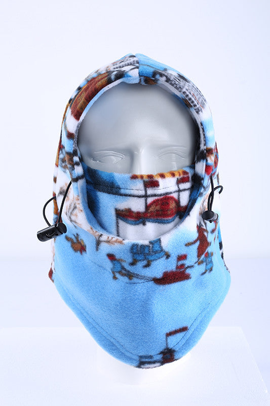 Cold Weather Balaclava Face Mask - Windproof Fleece Hood for Hunting Skiing