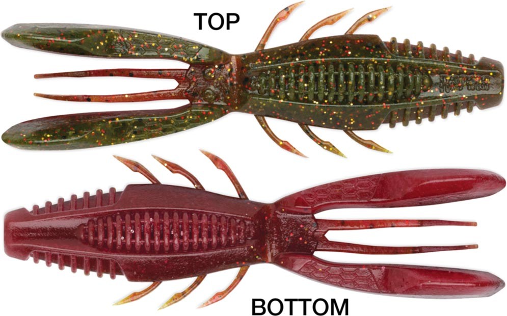 Fishing Soft Bait - Creature Lure with Salt & Scent, 6 Pack