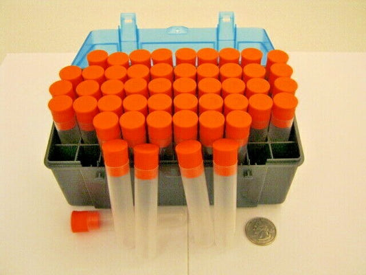 50 Blackhorn 209 Powder Charge Tubes with Blue Carry Case - 140-200g