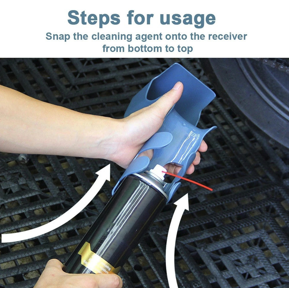 Motorcycle Chain Oil Storage Tool - Splash-Proof Lubrication Box for Bikes