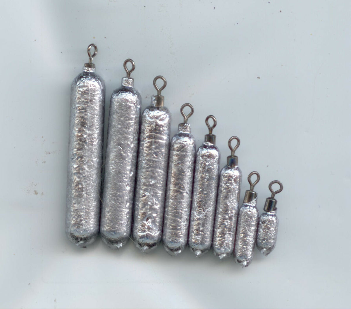 50 Pack 1/4 oz Lead Finesse Drop Shot Weights with Ring for Freshwater Fishing