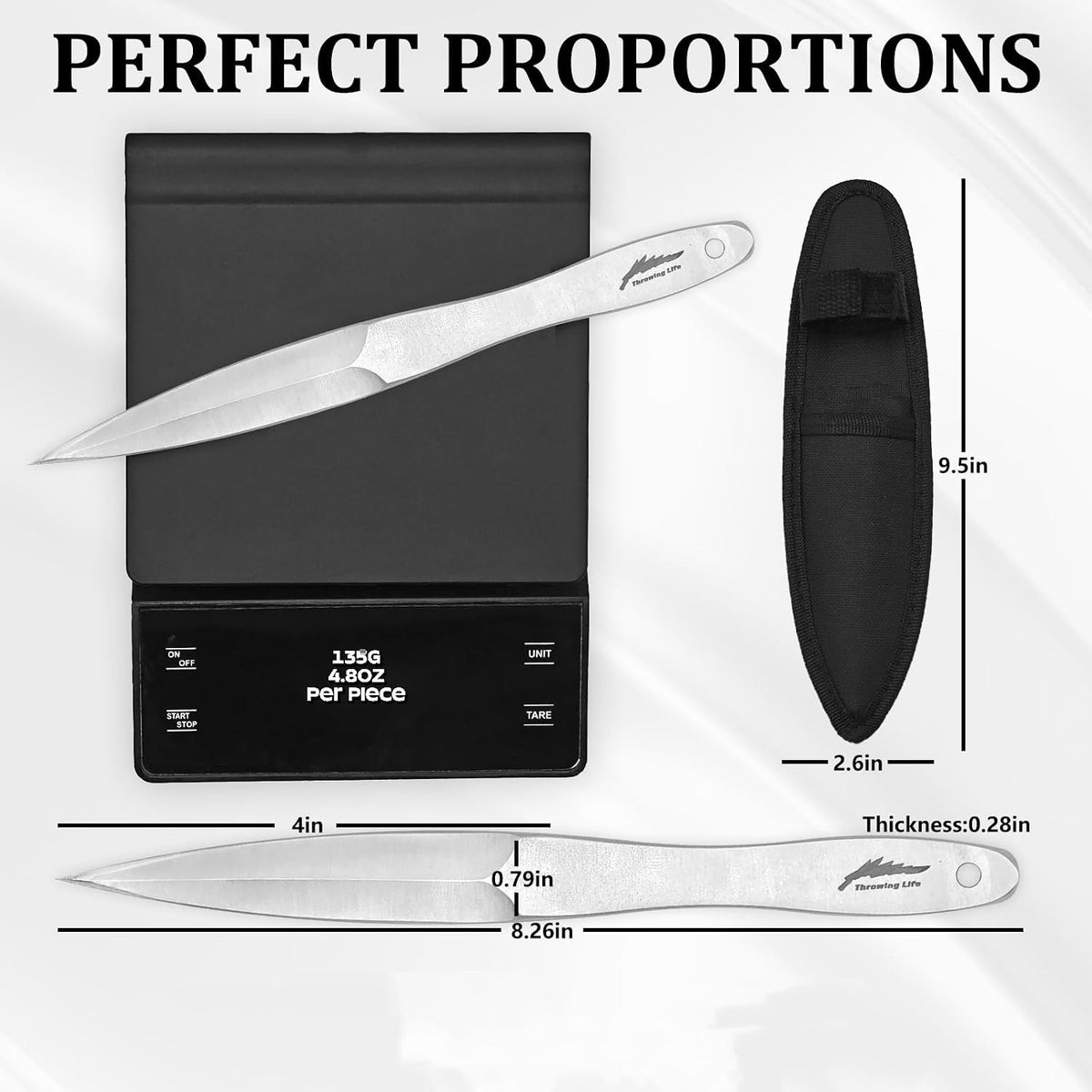 Stainless Steel Throwing Set for Sport and Training - Durable and Balanced