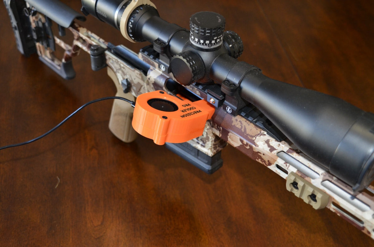 Rifle Barrel Cooling Fan - USB-C Precision Cooler for Accurate Shooting