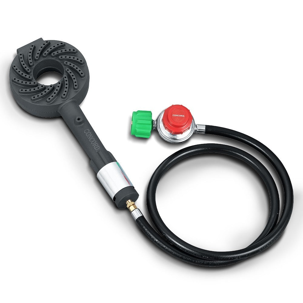 High Pressure Cast Iron Burner Head with Regulator Hose for Outdoor Grill