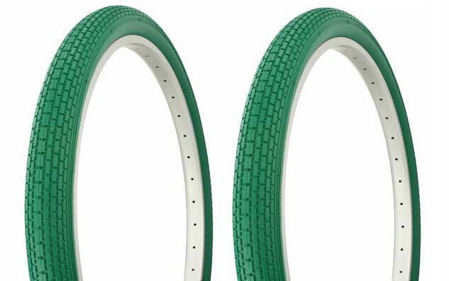 26-Inch Bicycle Tire with Brick Tread - Multiple Colors Available