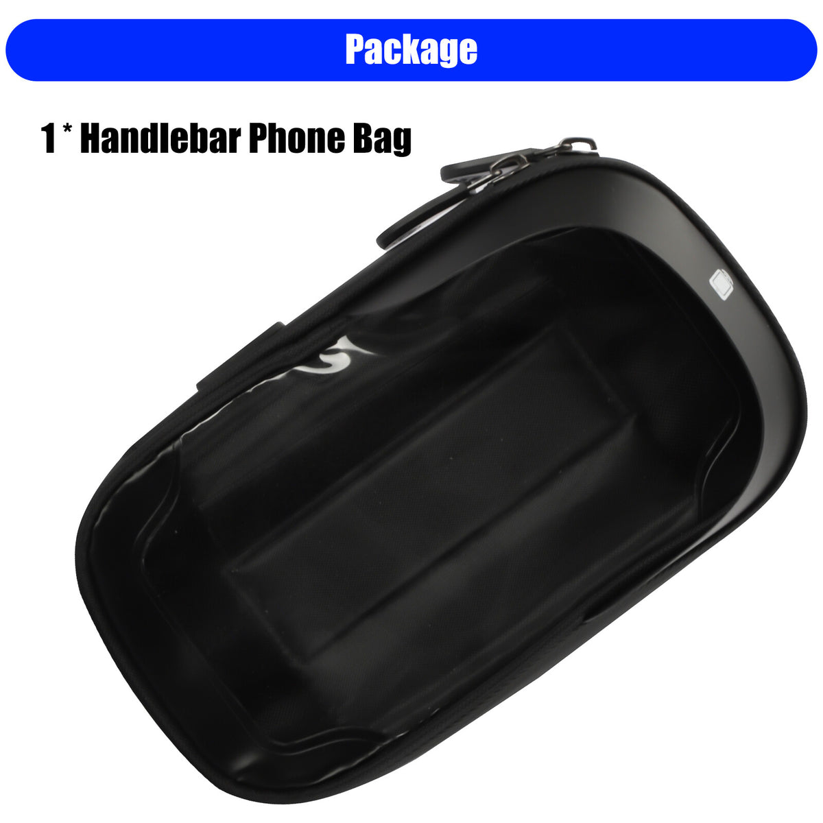 360 Degree Rotation Bike Phone Mount Case Waterproof Handlebar Holder Bag