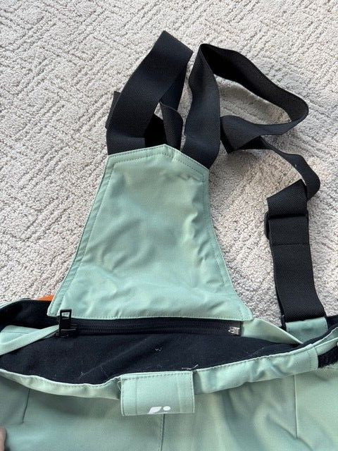Women's Waterproof Ski Snow Pants with Detachable Straps Size 8