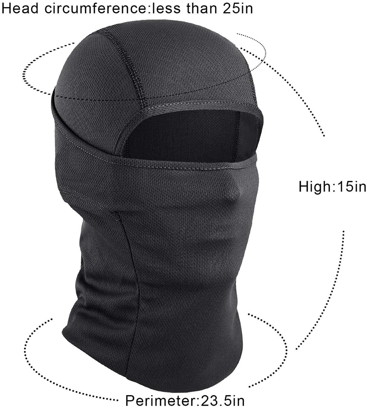 Unisex UV Protection Ski Face Mask for Winter & Summer Outdoor Activities