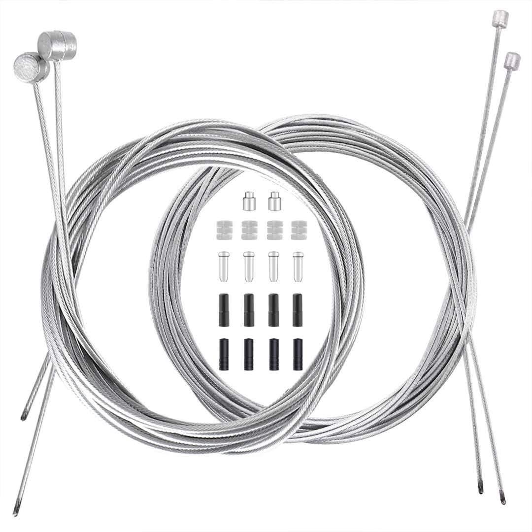 4-Piece Bicycle Brake and Shifter Cable Set for Mountain Bikes