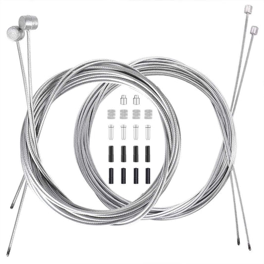 4-Piece Bicycle Brake and Shifter Cable Set for Mountain Bikes