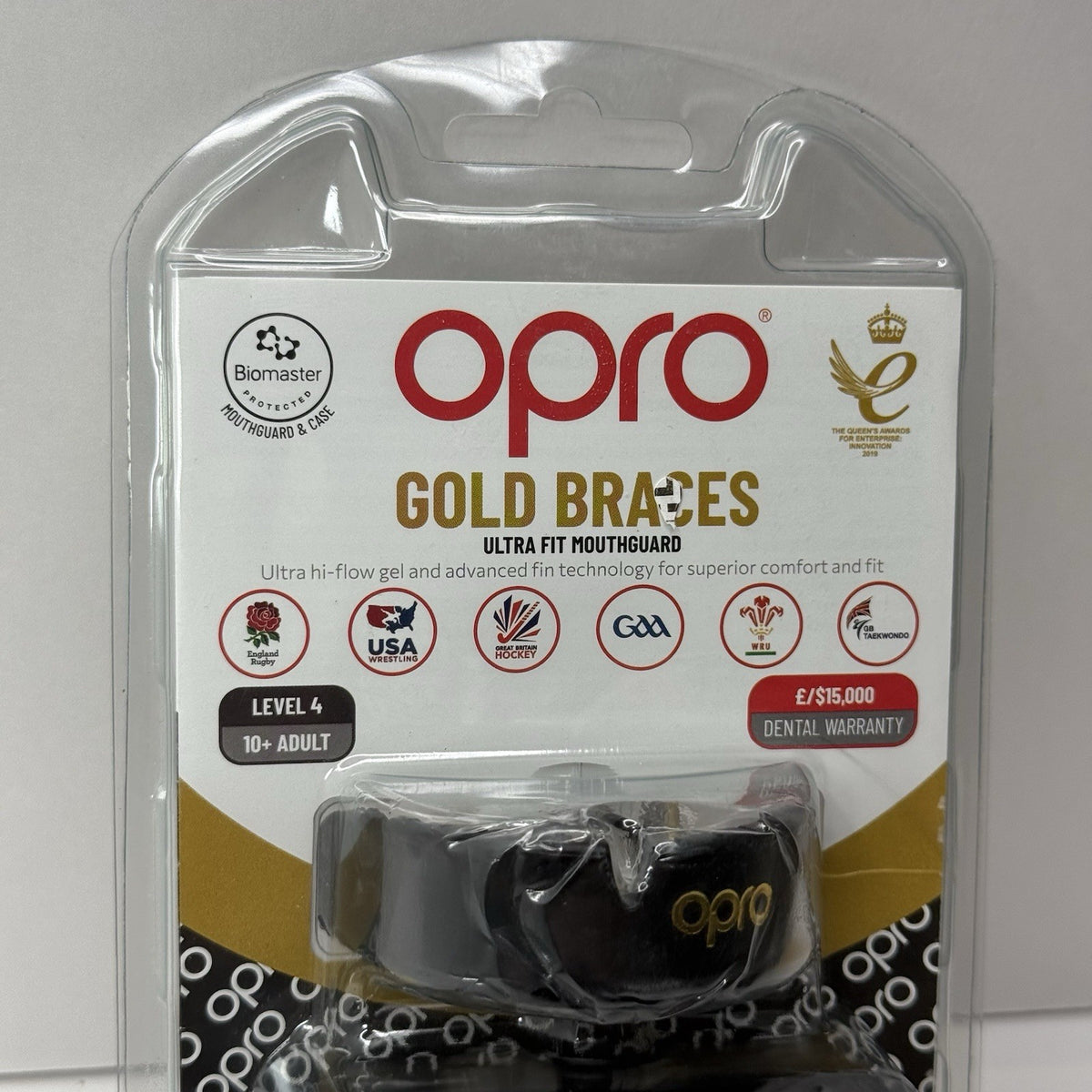 Sports Mouthguard for Youth & Adults Black with Case - Dental Protection