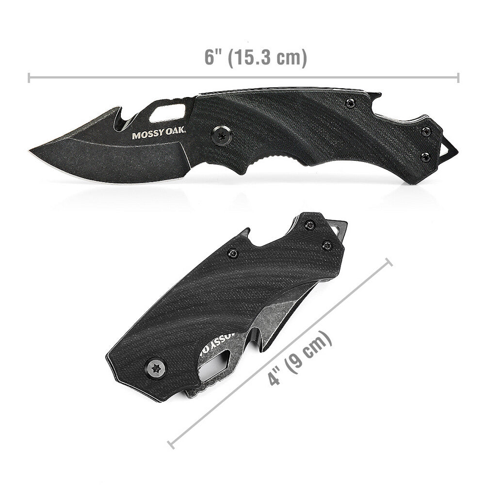 Folding Pocket Knife with G10 Handle 2.5-Inch Blade Multifunction EDC Tool