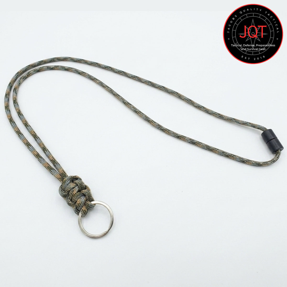 Paracord Neck Lanyard with Safety Breakaway for Keys, Badges, Tools