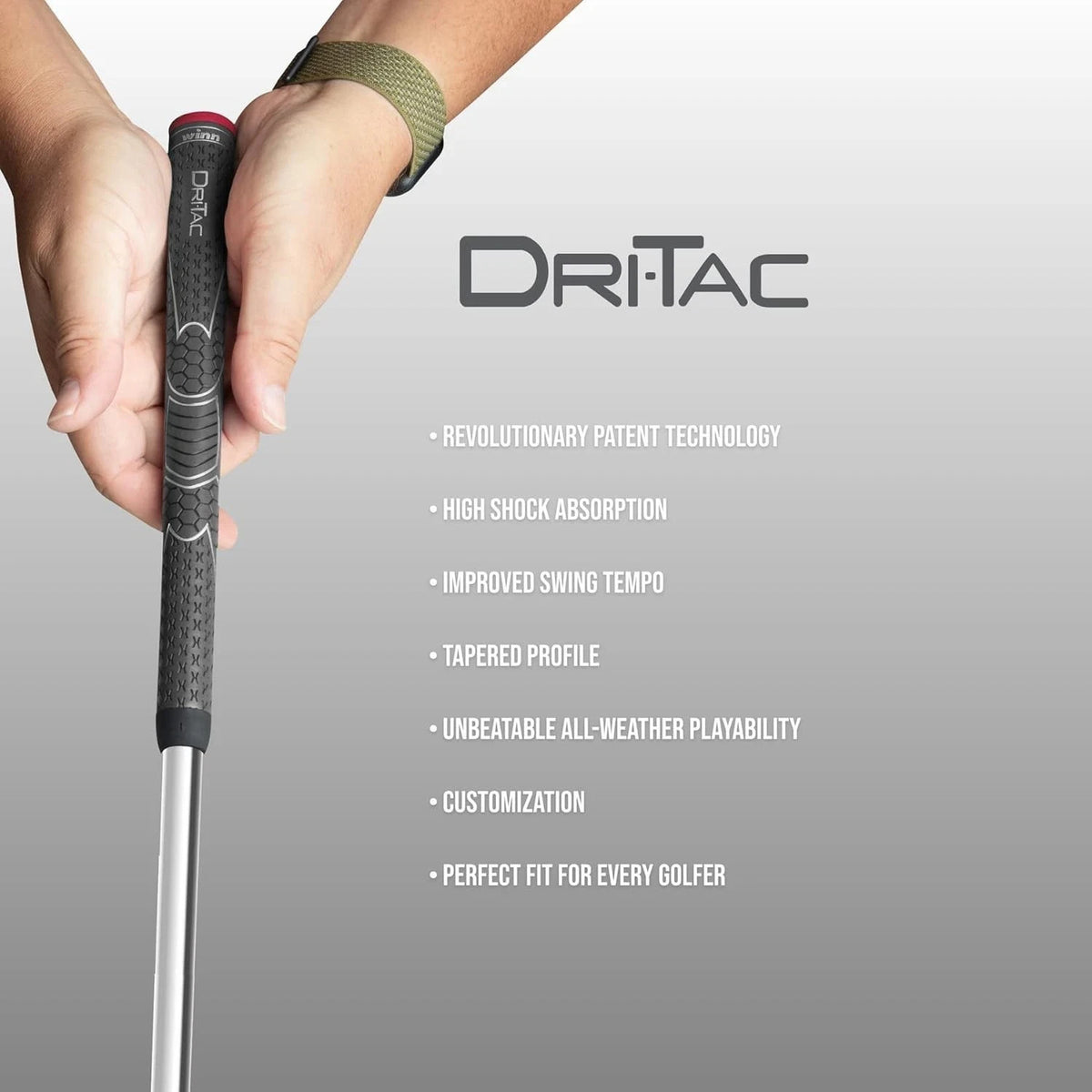 Golf Grip Replacement Winn Dri-Tac Standard Soft Comfort 5DT-DG