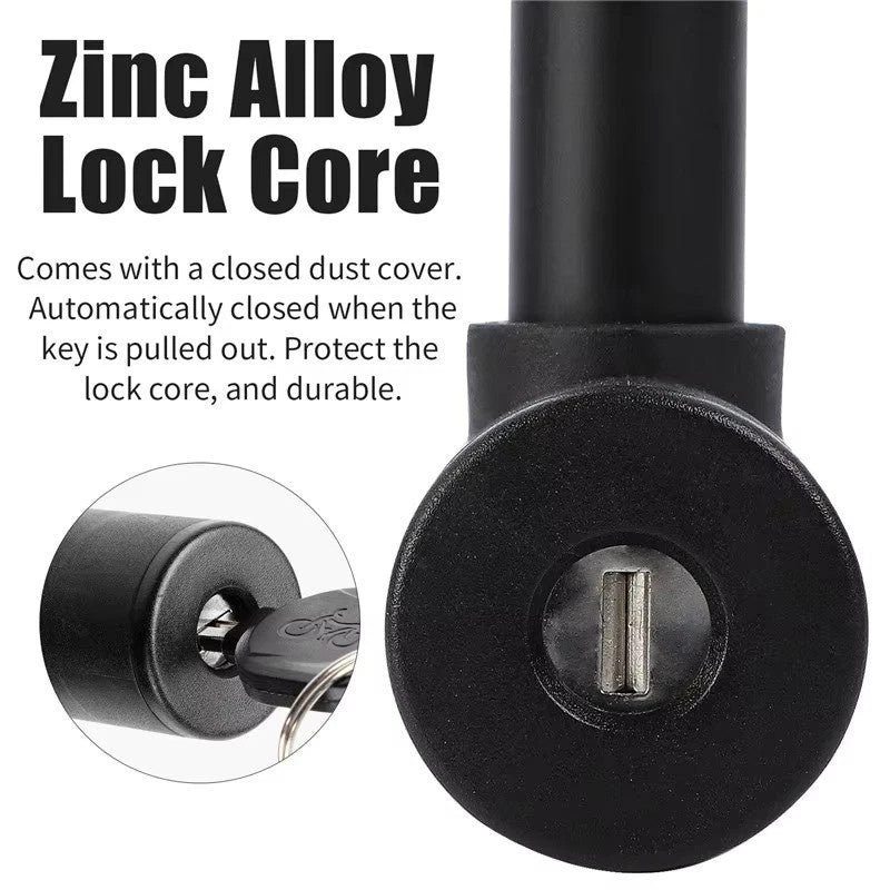 Heavy Duty Steel U Lock Bicycle Security Lock for Mountain & Road Bikes