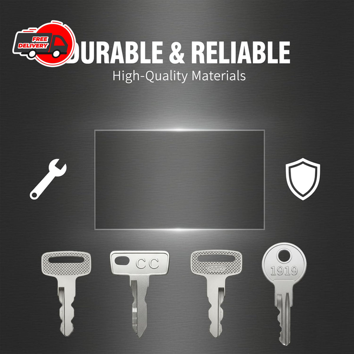 Golf Cart Key Set - 8 Replacement Keys for EZGO, Club Car, Yamaha