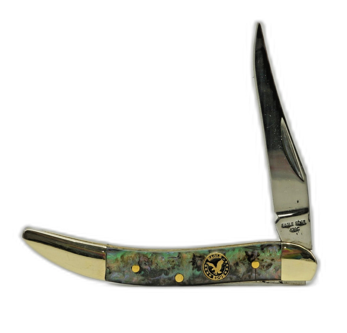 Traditional Pocket Knife with Single Blade - 3in Toothpick Style, Multiple Colors