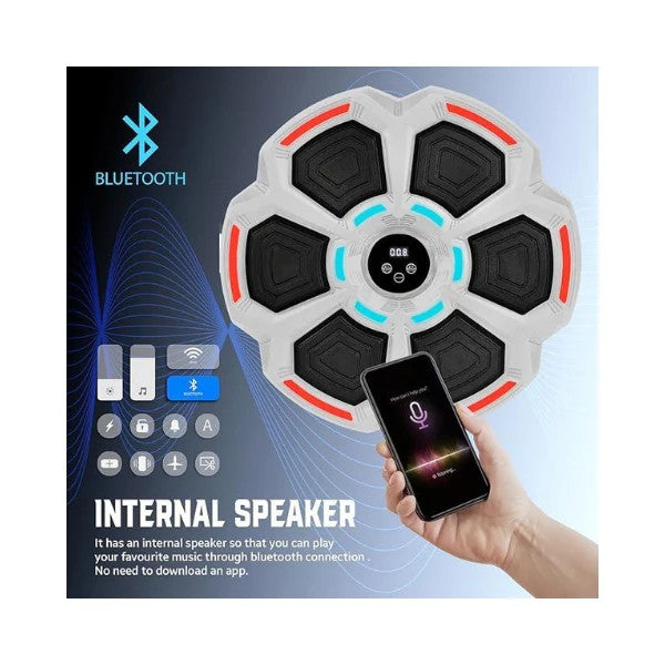 Wall-Mounted Boxing Trainer with Gloves - Interactive Fitness Equipment