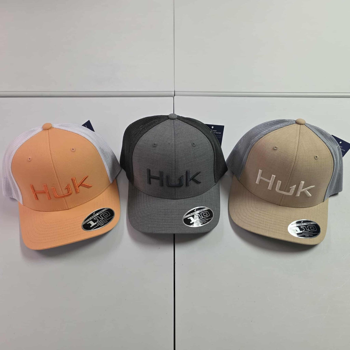 Huk Embroidered 110 Hat Cap - Adjustable Snapback Multiple Colors