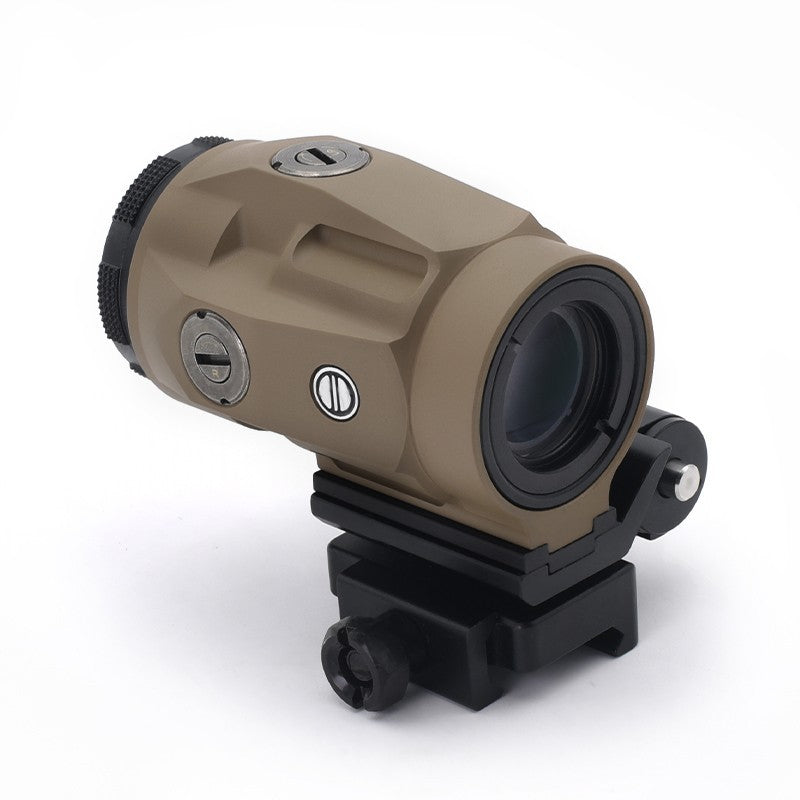 3X Waterproof Fogproof Magnifier Scope for Red Dot Sights - Compact Tactical Clone
