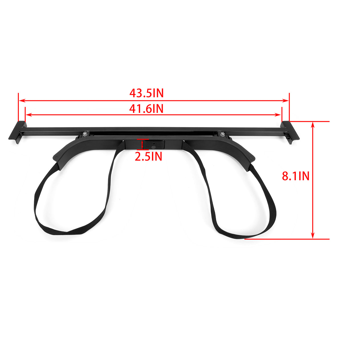 Universal Golf Cart Bag Holder Bracket - Adjustable Rear Mount for EZGO Club Car Yamaha