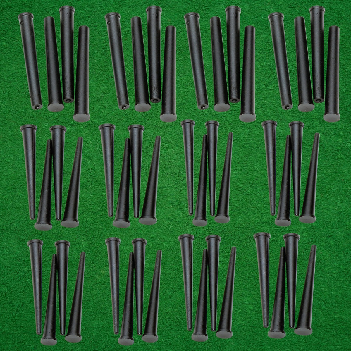 Golf Club Shaft Pins - Bore Through Pins for Graphite & Steel Shafts, 25 Pack