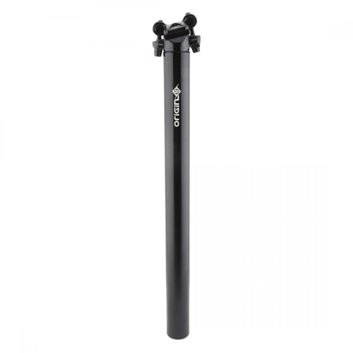 Bike Seatpost 27.2mm x 400mm Aluminum with 0mm Offset - Black