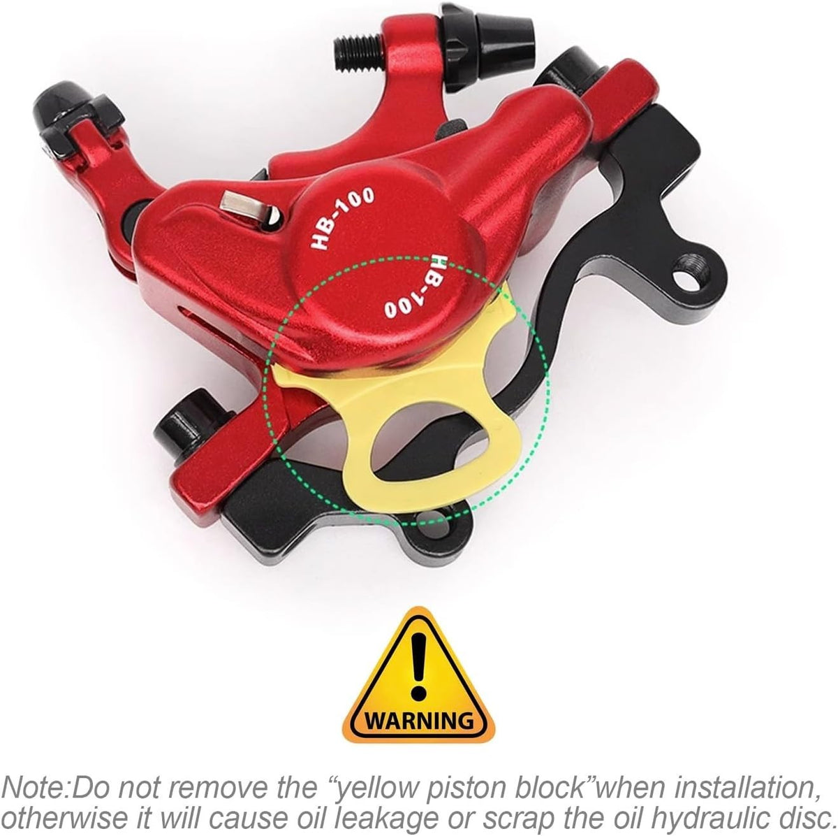 Hydraulic Disc Brake Set for MTB & E-Bike - Front & Rear Line Pulling System