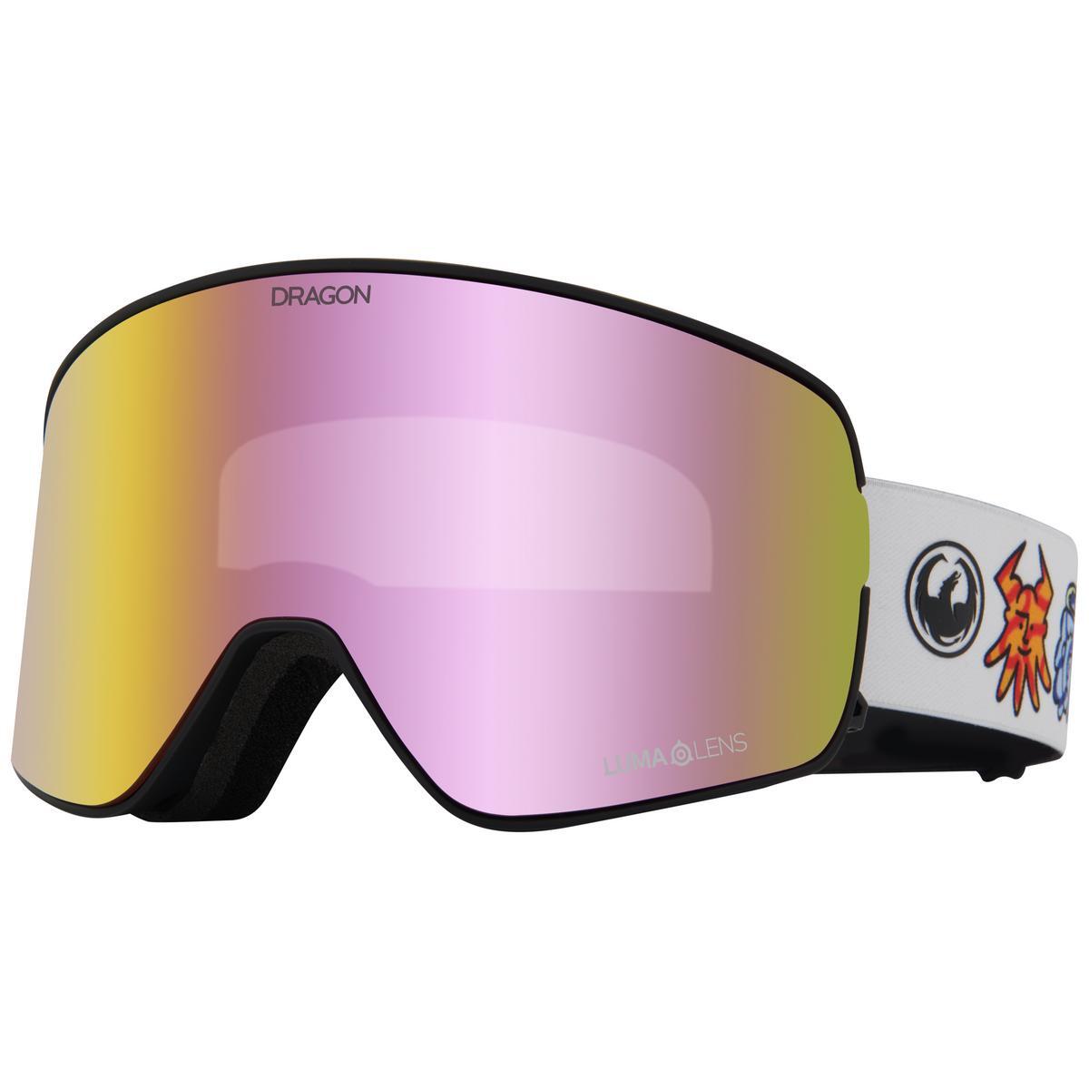 Dragon NFX2 Ski & Snowboard Goggles with Interchangeable Lenses - Forest Bailey Pink Ion & Midnight