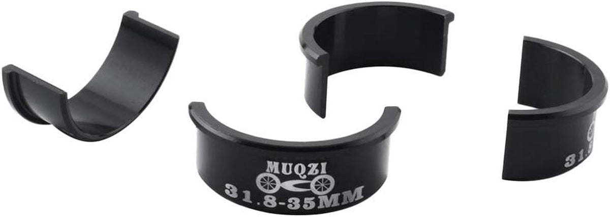 Aluminum Bicycle Handlebar Shim 31.8mm to 35mm Set for MTB Road & Mountain Bikes