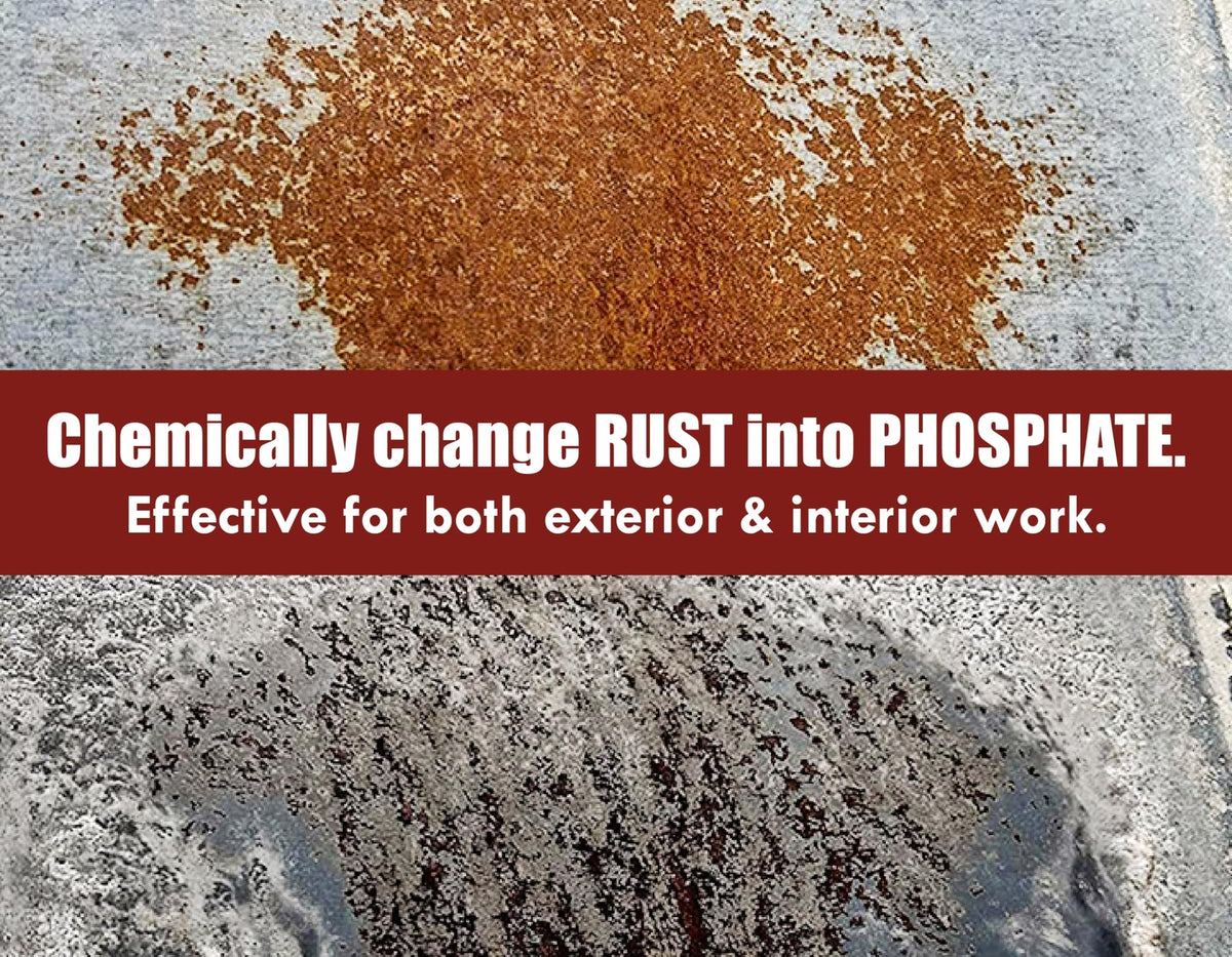 Rust Converter and Rust Remover Spray - Stops Rust & Converts Rust to Primer Surface