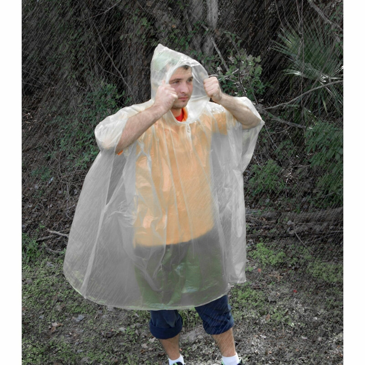 Ultralight Emergency Rain Poncho 3-Pack - Waterproof Survival Gear