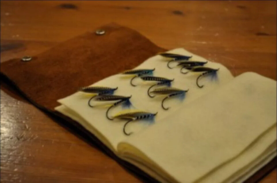 Leather Fly Wallet - Custom Made Fish Hook Organizer in USA