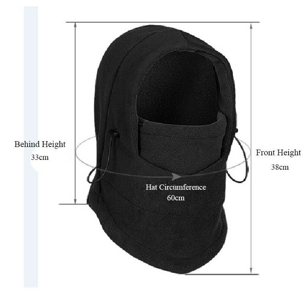 Windproof Fleece Balaclava Mask for Kids and Adults - Winter Ski & Cold Weather Face Cover