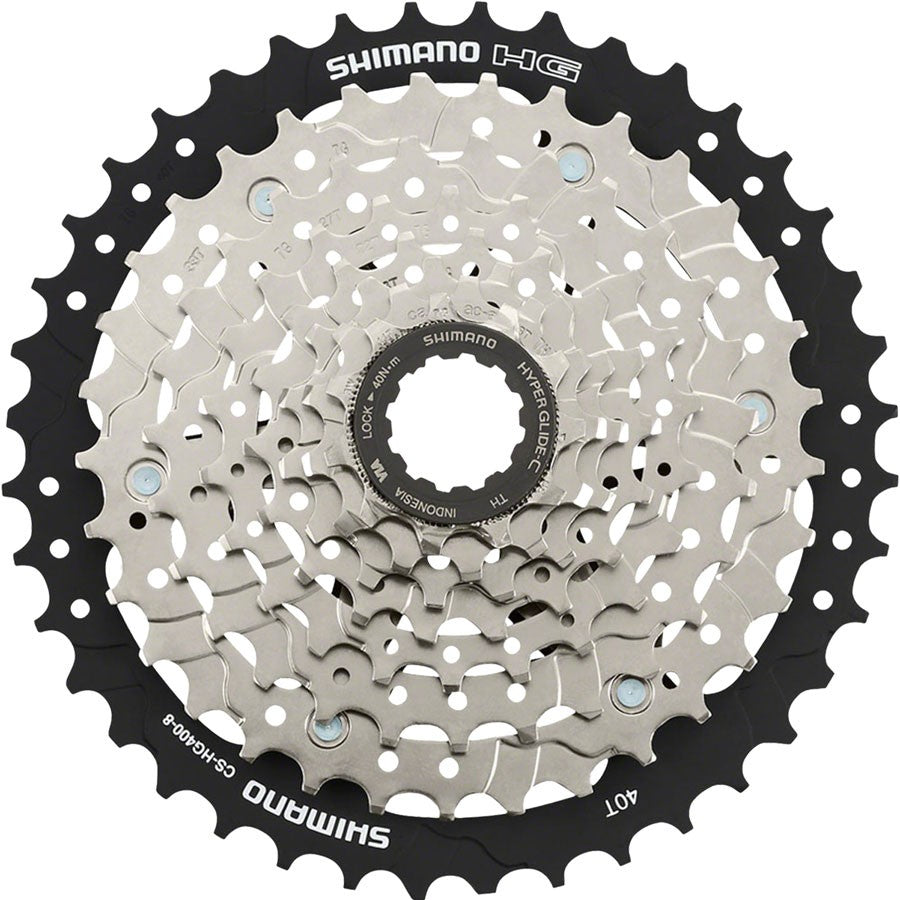 8-Speed Bicycle Cassette 11-40T Silver for Shimano HG & HG-M Systems