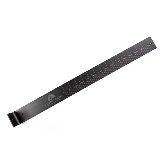 Aluminum Fish Measuring Board with Ruler & Lip Grip for Ice Fishing