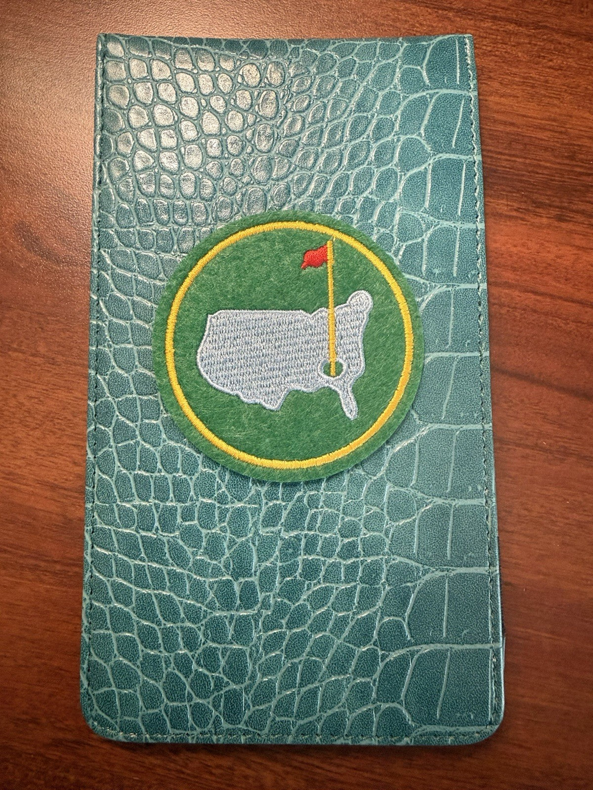 Golf Yardage Book Cover in Masters Green - Golf Accessories