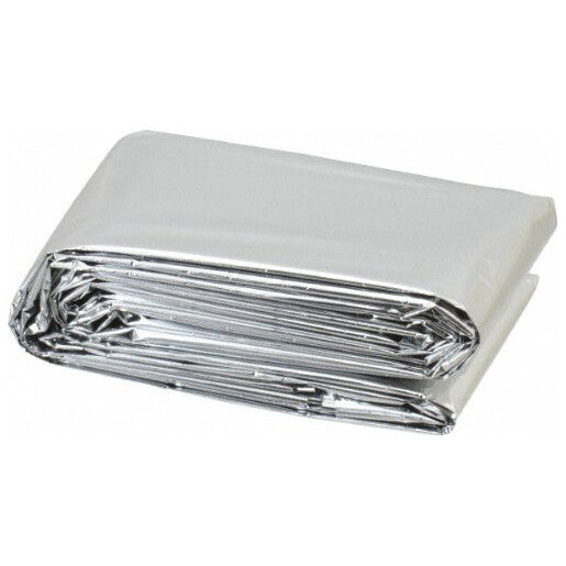 50 Pack Emergency Mylar Thermal Blankets - Reflects 90% Body Heat, Waterproof & Compact